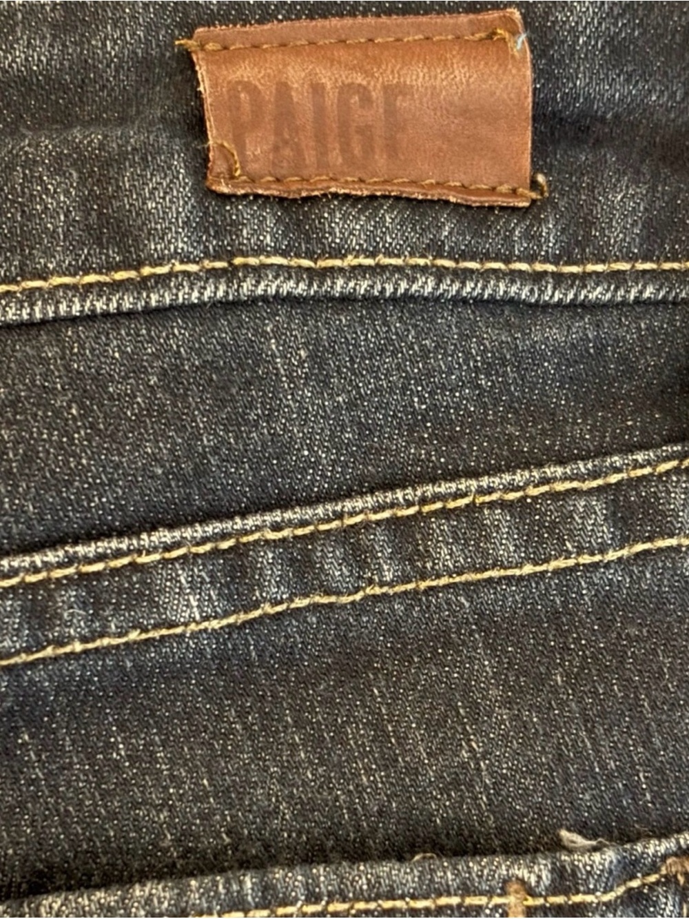 PAIGE Skyline Ankle Peg Dream Wash Slim Straight Ankle Jeans Size 27 - Picture 4 of 5
